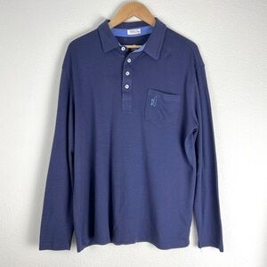 Johnnie-O Men’s Hacienda West Coast Prep Long Sleeve Polo Cotton Modal Shirt Top